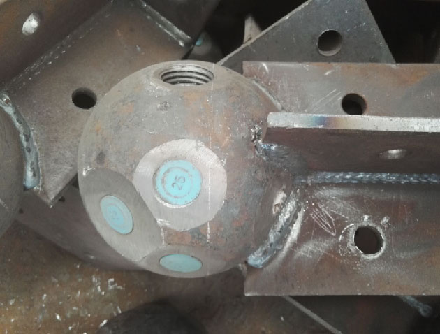 宁安螺栓球球塞，网架配件